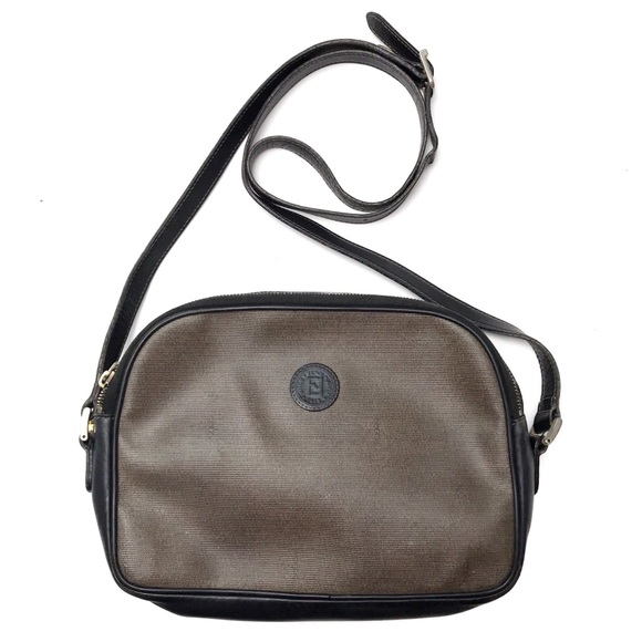 fendi logo crossbody bag